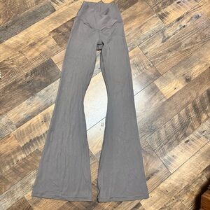 aerie Boot Cut Flare Yoga Pants in Taupe
